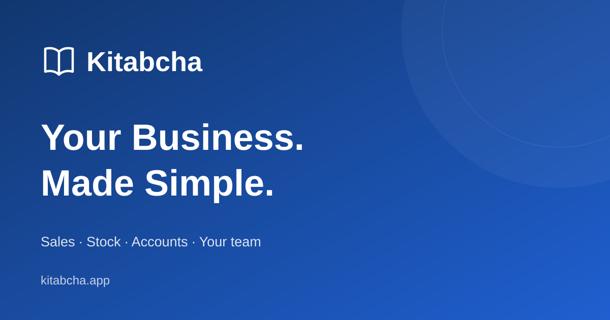 Simple Account Expense Report Kitabcha | Your Business. Made Simple.